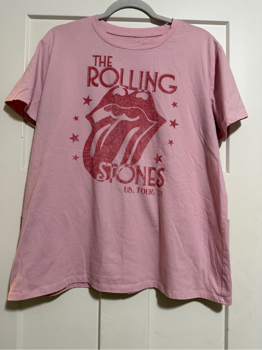 The Rolling Stones Pink Graphic Tee